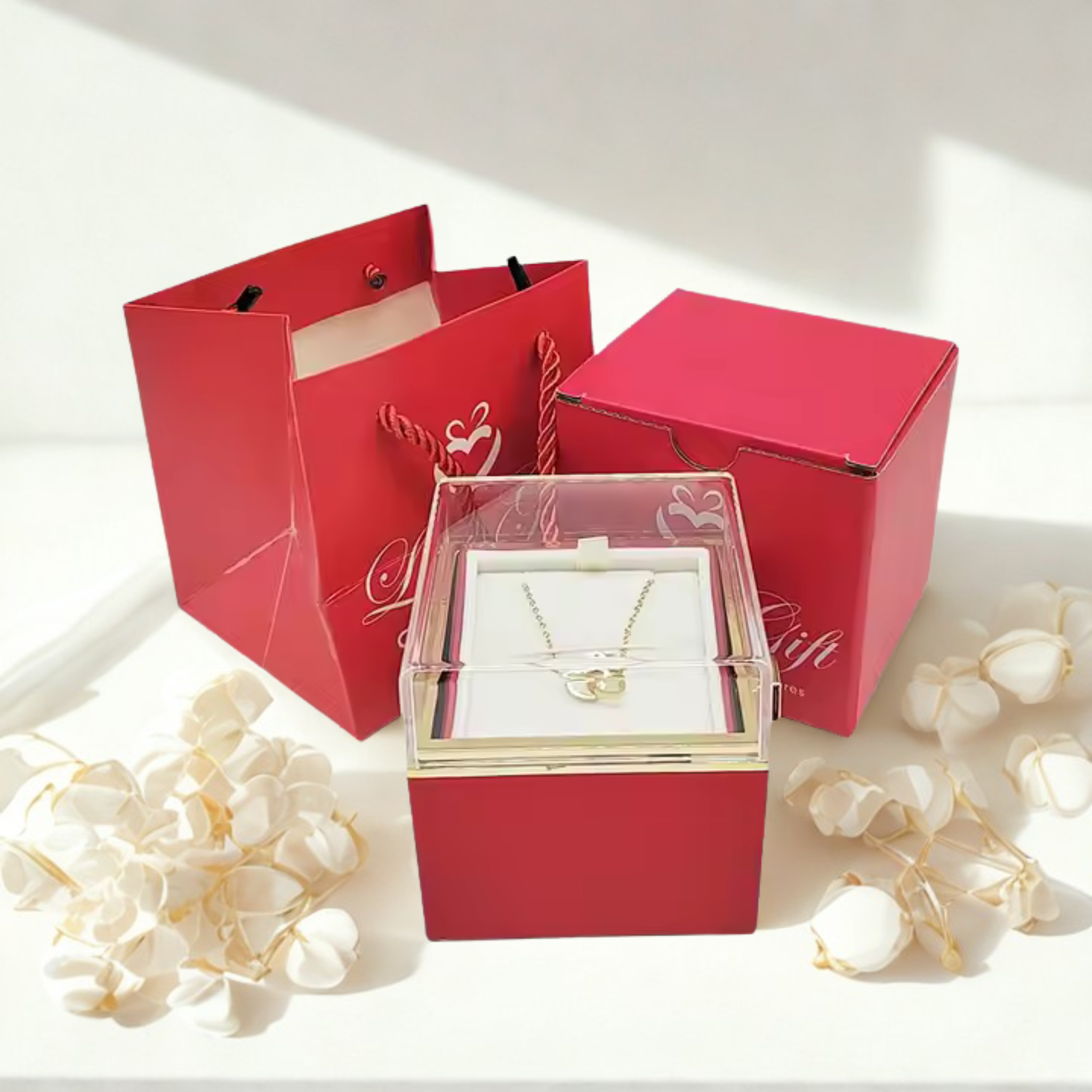 Eternal RoseBox – Gravierte Liebe